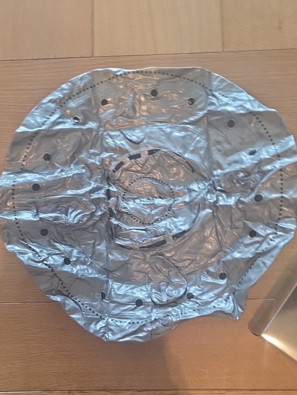 PRADA 16'Silver Metallic Inflatable Spaceship Ball